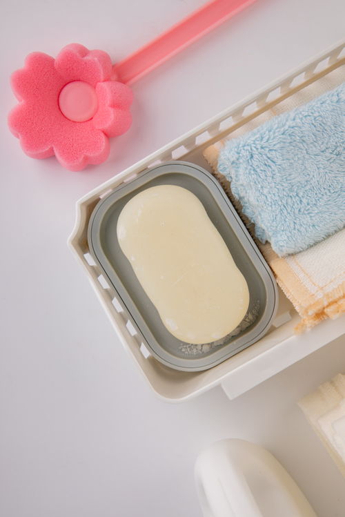 杯刷毛巾清洁洗浴洗护用品摄影图 摄影图