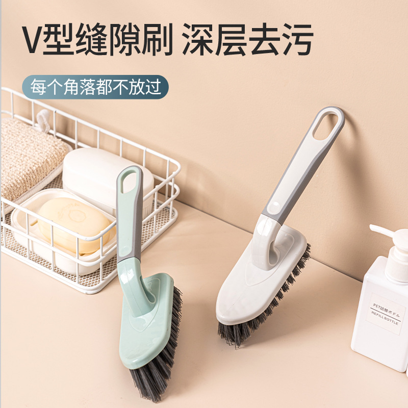 多功能缝隙刷浴室卫生间瓷砖清洁刷地砖墙角硬毛刷家用浴缸清洗刷