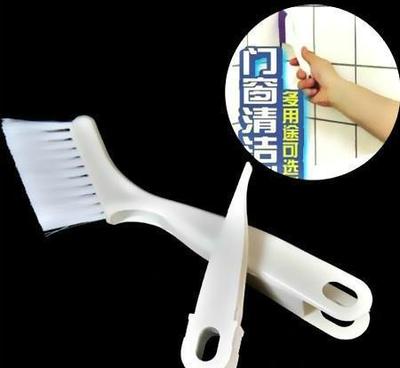 多用途门窗清洁刷两件套 多功能清洁刷除尘除轨道刷的死角除污利器