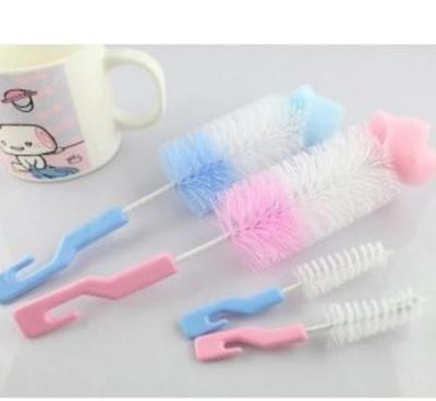 日式奶瓶刷与奶嘴杯子清洁刷 双倍洁净，呵护健康