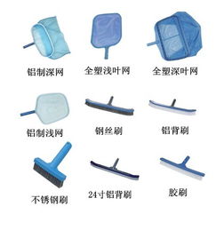完善泳池清洁配套 高效清洁刷与清洁网的专业选择
